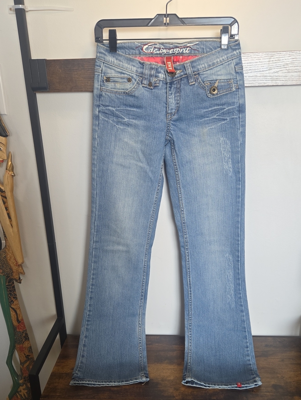 Esprit EDC Y2K Vtg Light Blue Flared Jeans